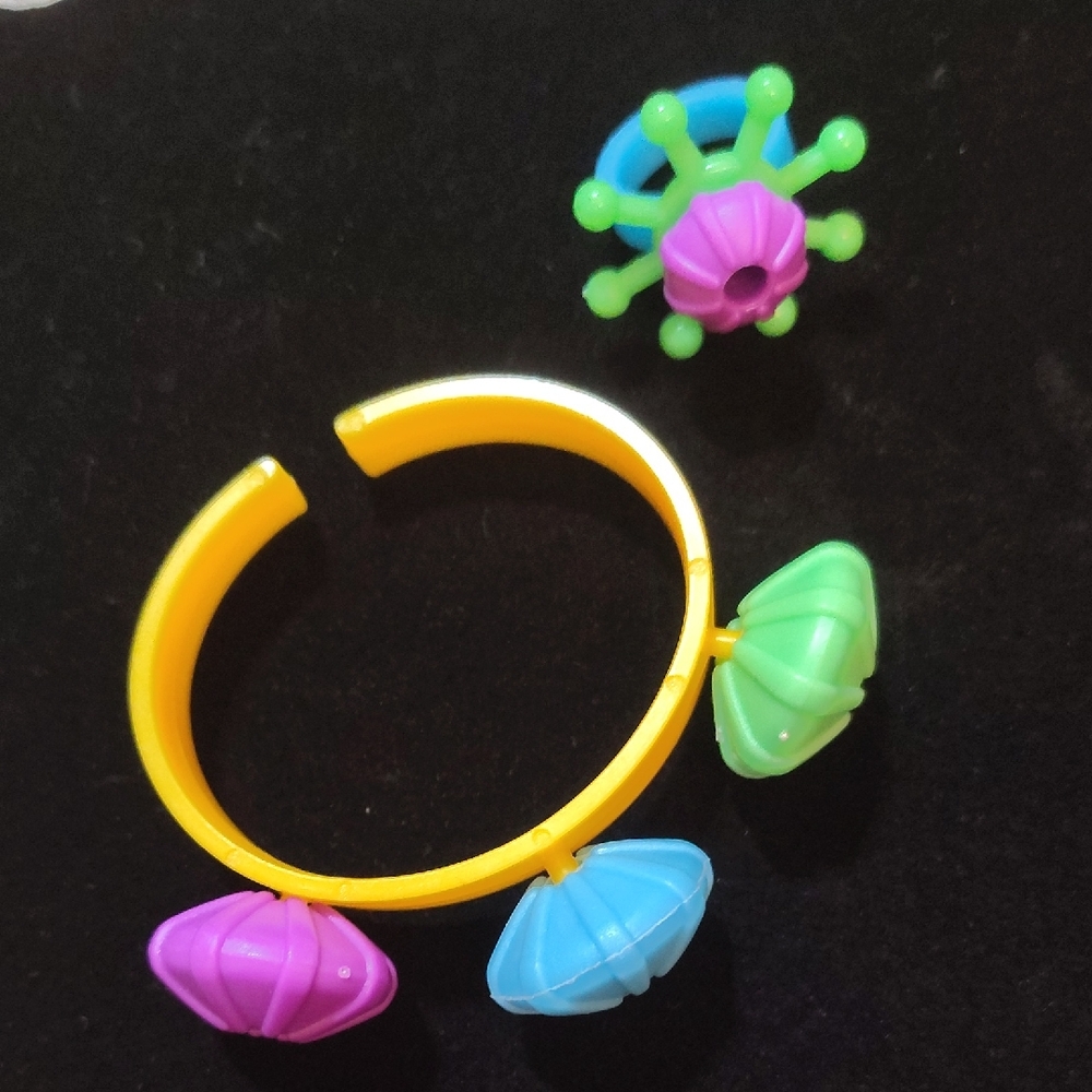 🆕Colorful Teen Bracelets and Ring Set